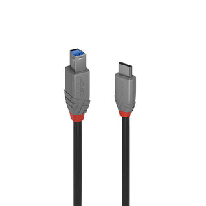 36665 cable USB USB 3.2 Gen 1 (3.1 Gen 1) 0,5 m USB C USB B Negro