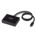 43329 hub de interfaz USB 3.2 Gen 1 (3.1 Gen 1) Type-C 5000 Mbit/s Negro
