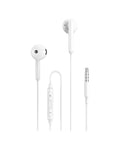 EAUR-HU auricular y casco Auriculares Alámbrico Dentro de oído Llamadas/Música Blanco