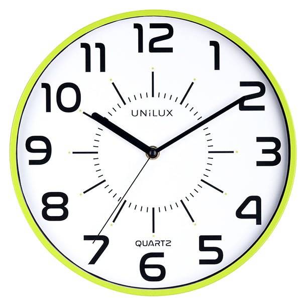 POP Pared Quartz clock Alrededor Verde