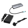 Metal USB-C Nano Dock HDMI/VGA with LAN + Universal Charger 77 W