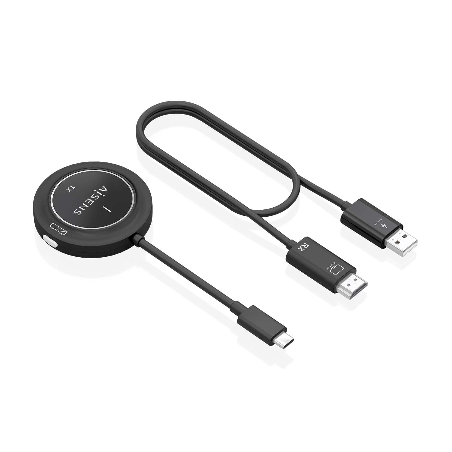 USB-C A HDMI Inalambrico 1080P 30m, Negro