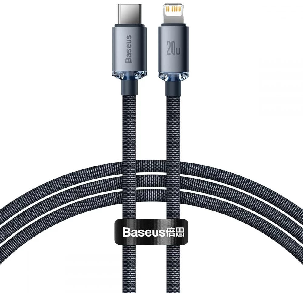 CAJY000201 cable de teléfono móvil Gris 1,2 m USB C Lightning