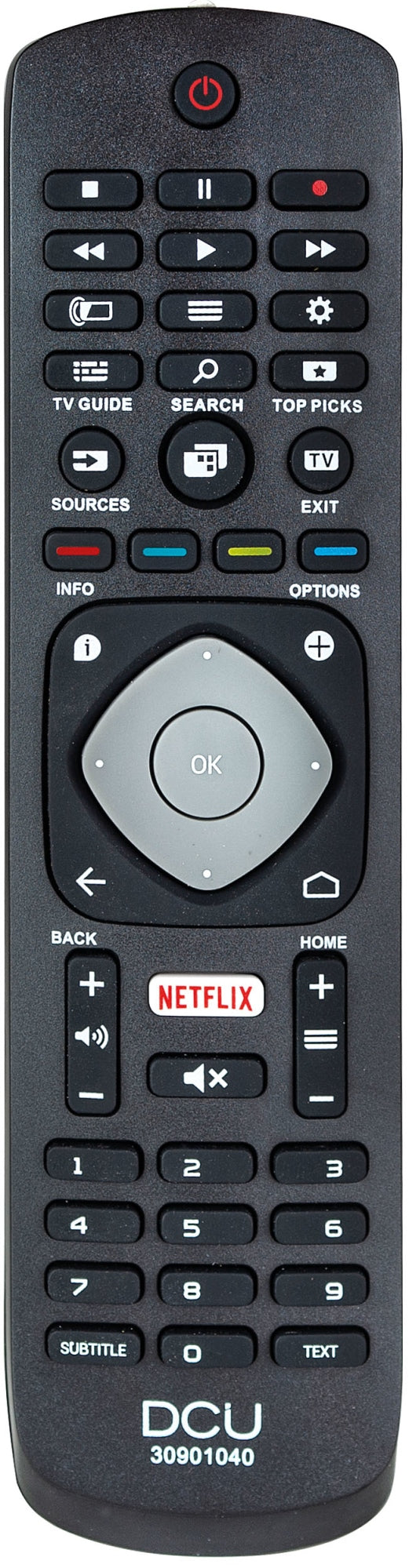 30901040 mando a distancia IR inalámbrico TV Botones