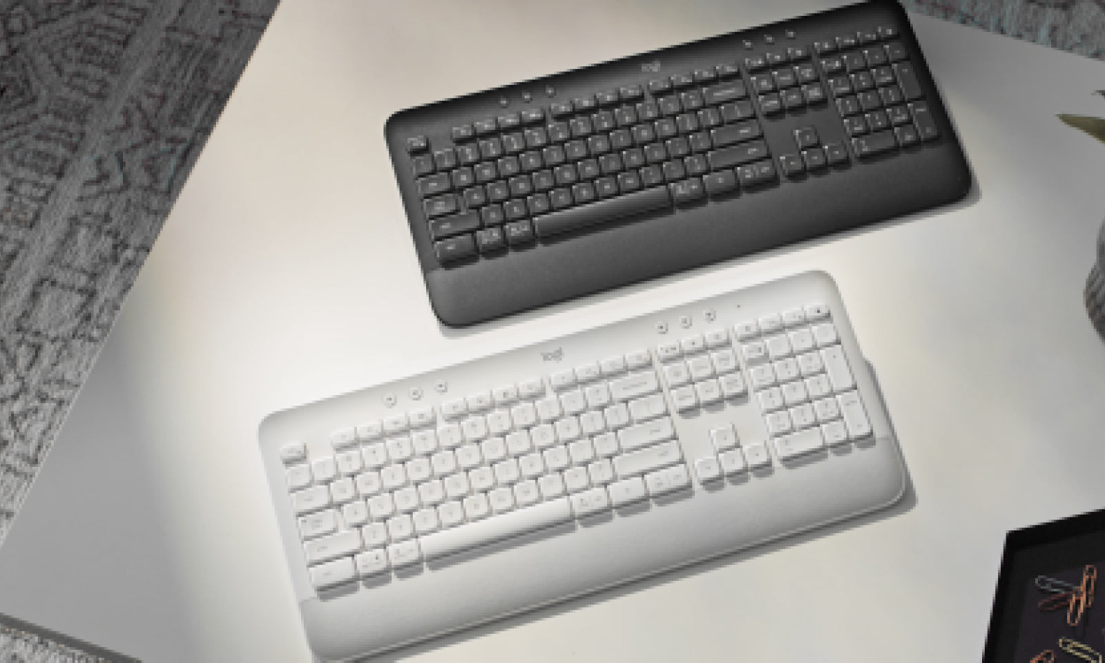 920-010917 teclado Oficina Bluetooth QWERTY Español Grafito