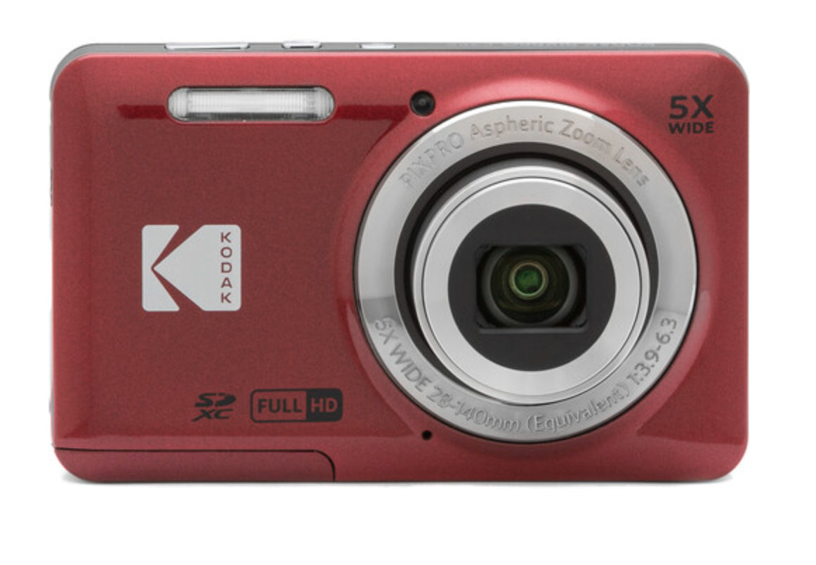 PIXPRO FZ55 1/2.3" Cámara compacta 16 MP CMOS 4608 x 3456 Pixeles Rojo