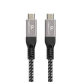 CCBP-USB4-CMCM240-1.5M cable USB USB4 Gen 3x2 1,5 m USB C Negro, Plata