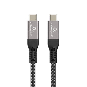 CCBP-USB4-CMCM240-1.5M cable USB USB4 Gen 3x2 1,5 m USB C Negro, Plata