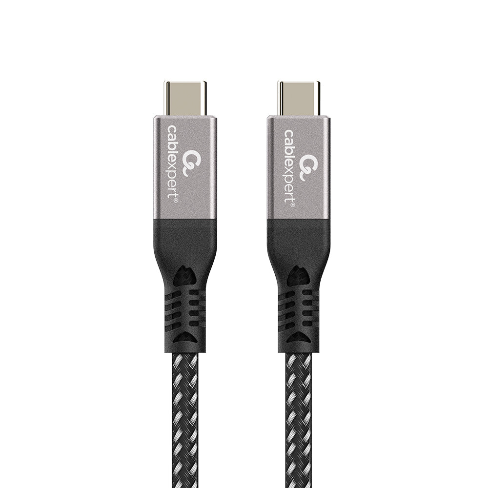 CCBP-USB4-CMCM240-1.5M cable USB USB4 Gen 3x2 1,5 m USB C Negro, Plata
