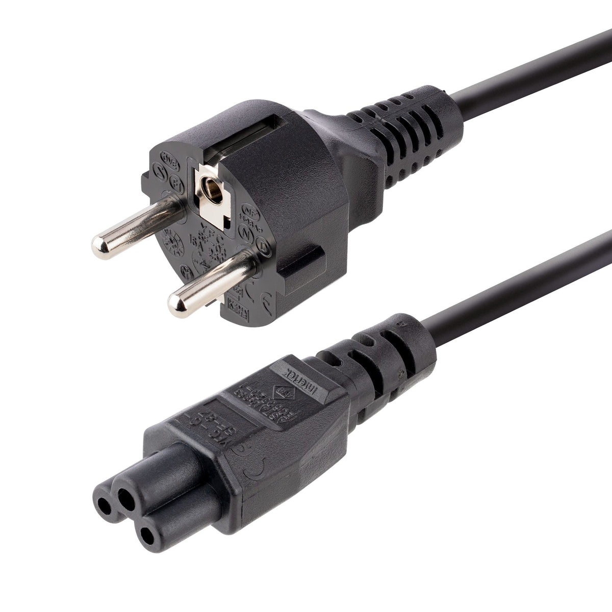Cable de 3m de Alimentación de Repuesto para Ordenador Portátil, EU Schuko a C5, 2,5A 250V, 18AWG, para Cargador de Portátiles, Hoja de Trébol/Mickey Mouse