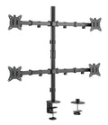 Soporte de escritorio articulado para monitor cuádruple de 17"-32