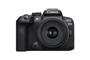 EOS R10 + RF-S 18-45mm F4.5-6.3 IS STM MILC 24,2 MP CMOS 6000 x 4000 Pixeles Negro
