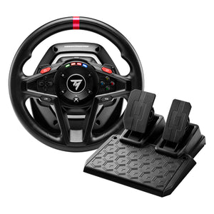 T128 Negro USB Volante + Pedales Analógico/Digital PC, Xbox One, Xbox Series S, Xbox Series X, Xbox One X, Xbox One S