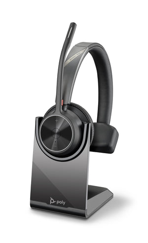 Auriculares Poly Voyager 4310 UC monaural + adaptador BT700 USB-A + base de carga