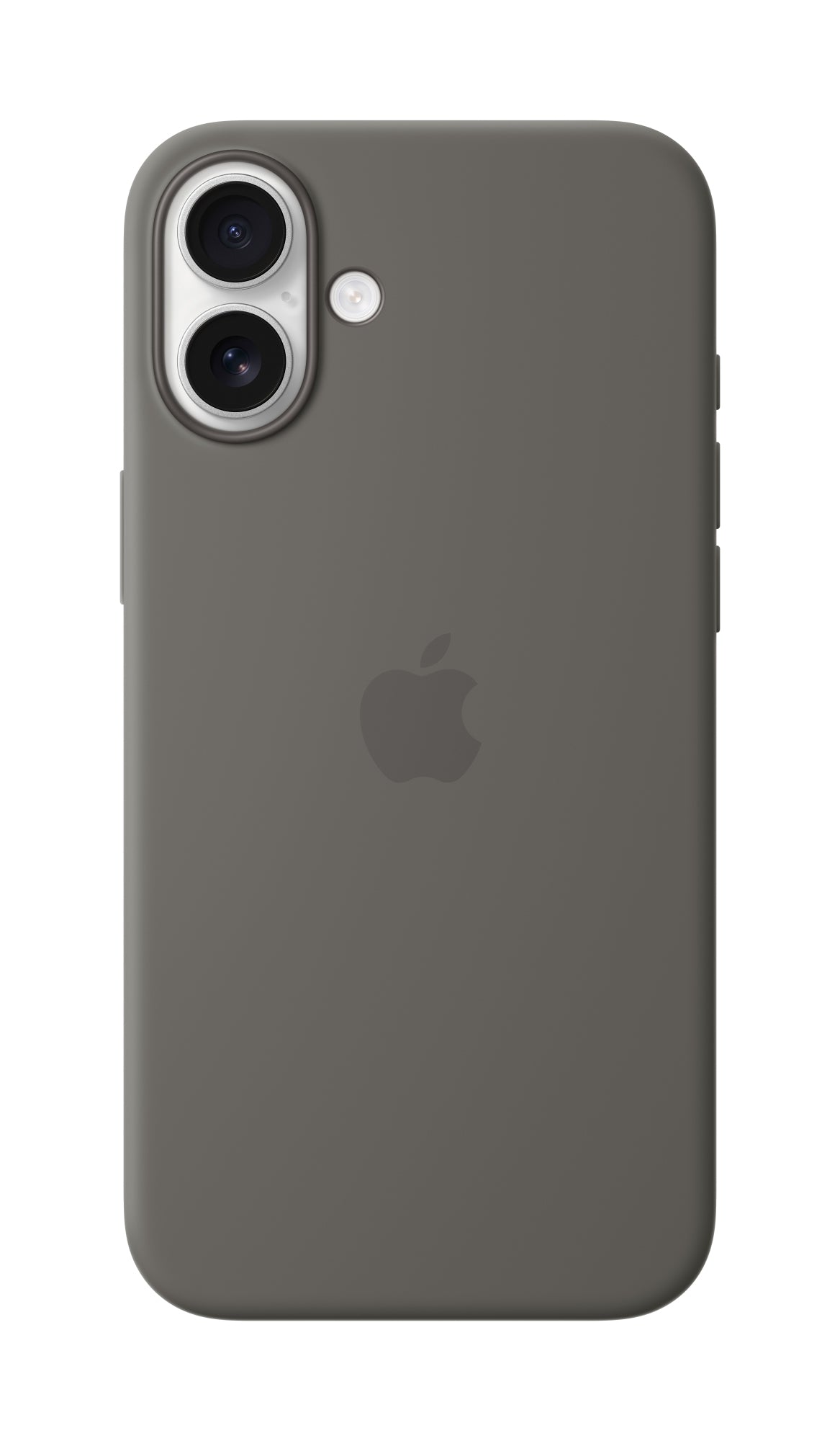 Funda de silicona con MagSafe para el iPhone 16 Plus - Gris piedra