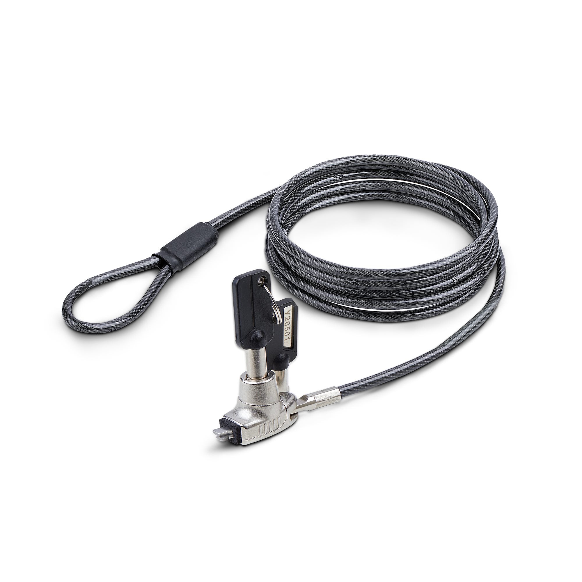 Cable de Seguridad Delgado para Portátil Compatible con Noble Wedge® de 1,5m - Cable Antirrobo para Portátil con Candado de de Llave - Cable Resistente a los Cortes