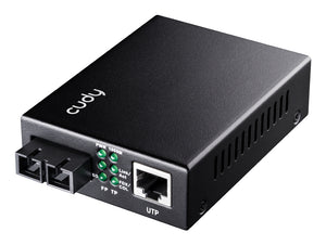 MC100GSA-20 convertidor de medio 1000 Mbit/s 1310 nm Monomodo Negro