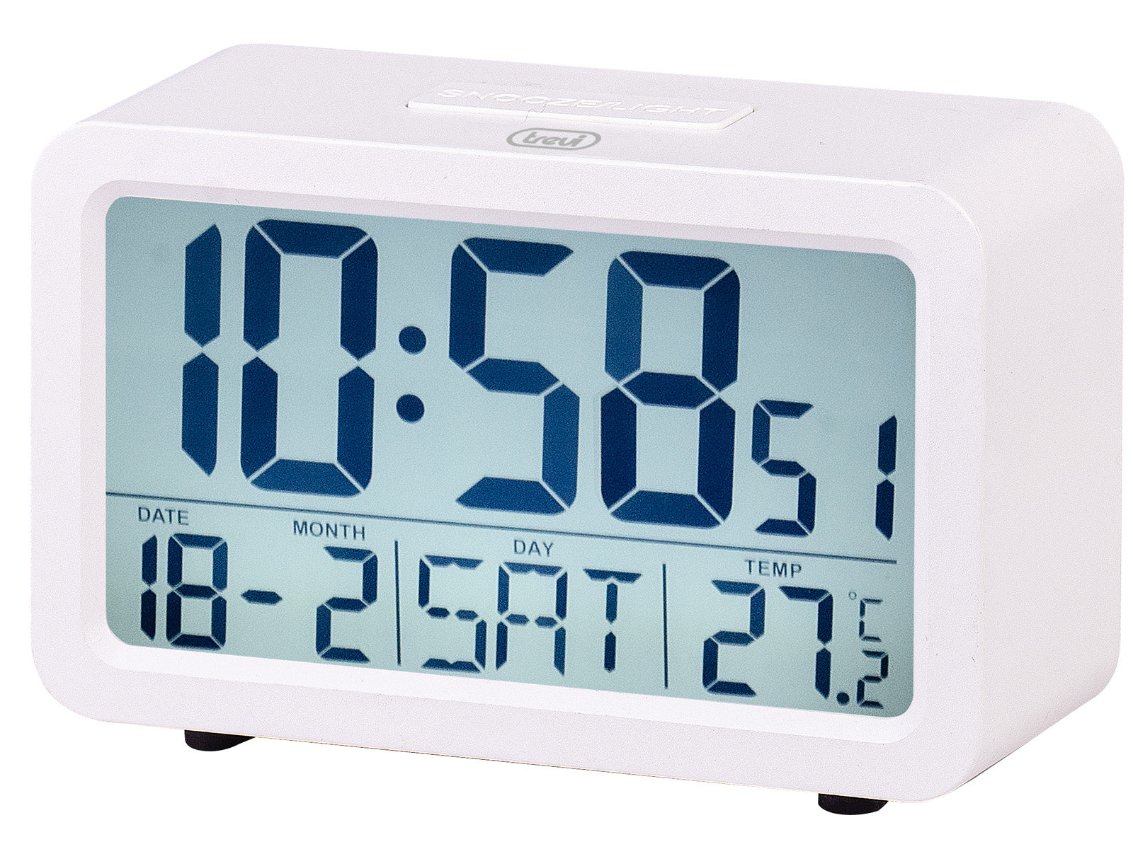 SLD 3P60 Reloj despertador digital Blanco