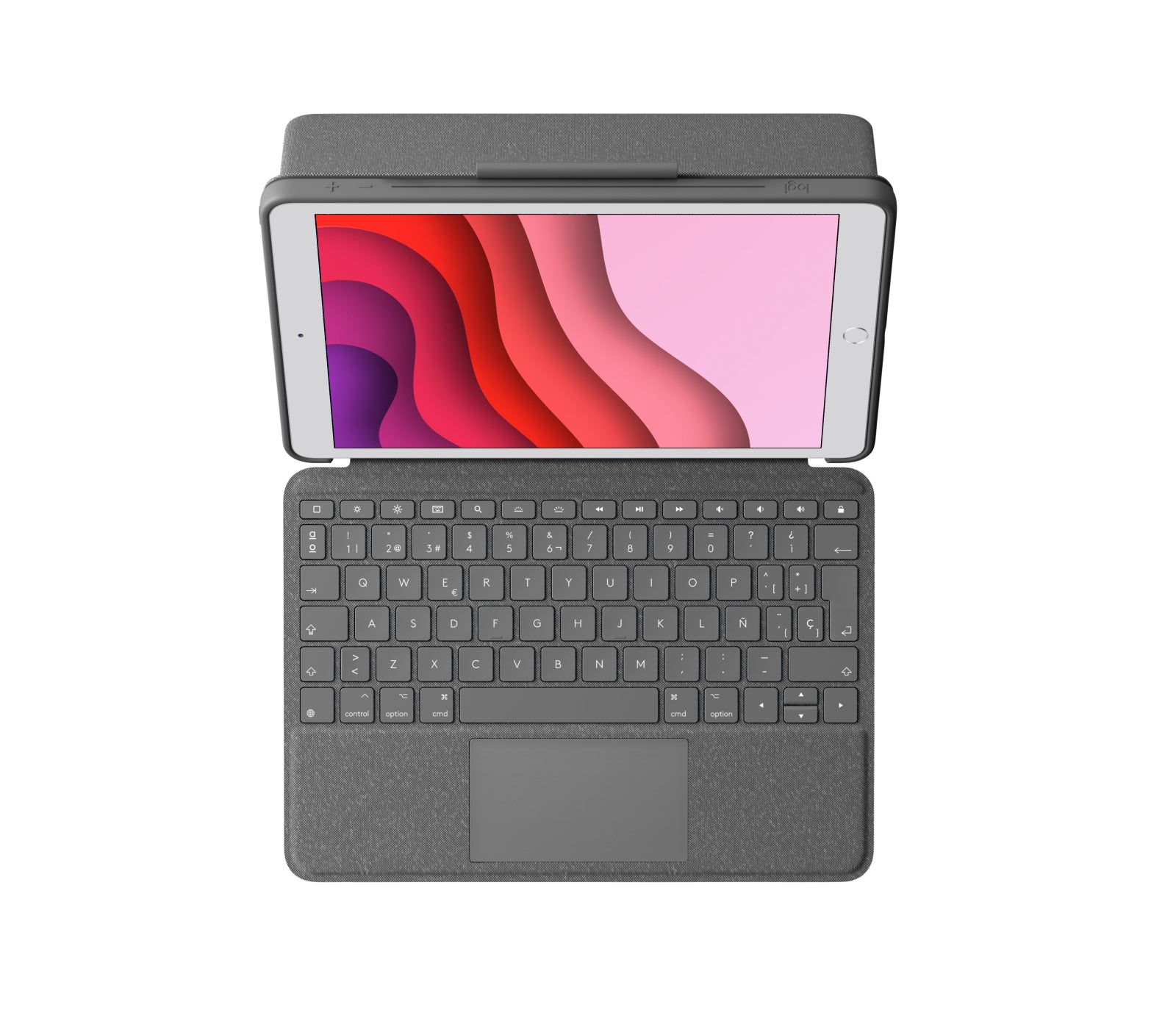 920-009627 teclado para móvil QWERTY Español Smart Connector Grafito