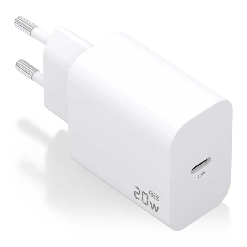 Aisens Cargador GaN 20W 1xUSB-C PD3.0 Blanco
