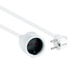 Nanocable Cable Alim. Alargador schuko blanco 2 M