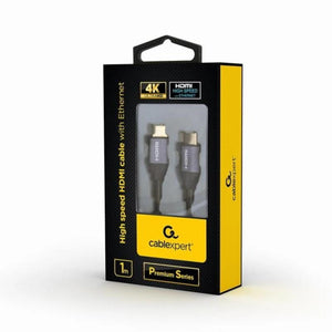Gembird Cable HDMI de alta velocidad Ethernet 1m
