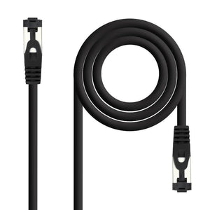 Nanocable Cable red Cat. 8.1 2GHZ SSTP Negro 1m