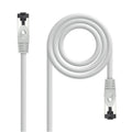 Nanocable Cable red Cat. 8.1 2GHZ SSTP Blanco 1m