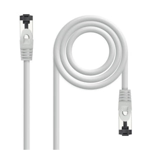 Nanocable Cable red Cat. 8.1 2GHZ SSTP Blanco 1m