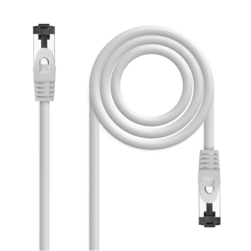 Nanocable Cable red Cat. 8.1 2GHZ SSTP Gris 7m