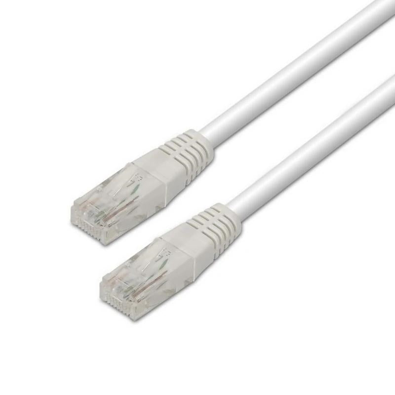 Aisens Latiguillo RJ45 CAT.6 UTP AWG24 blanco 0.5m