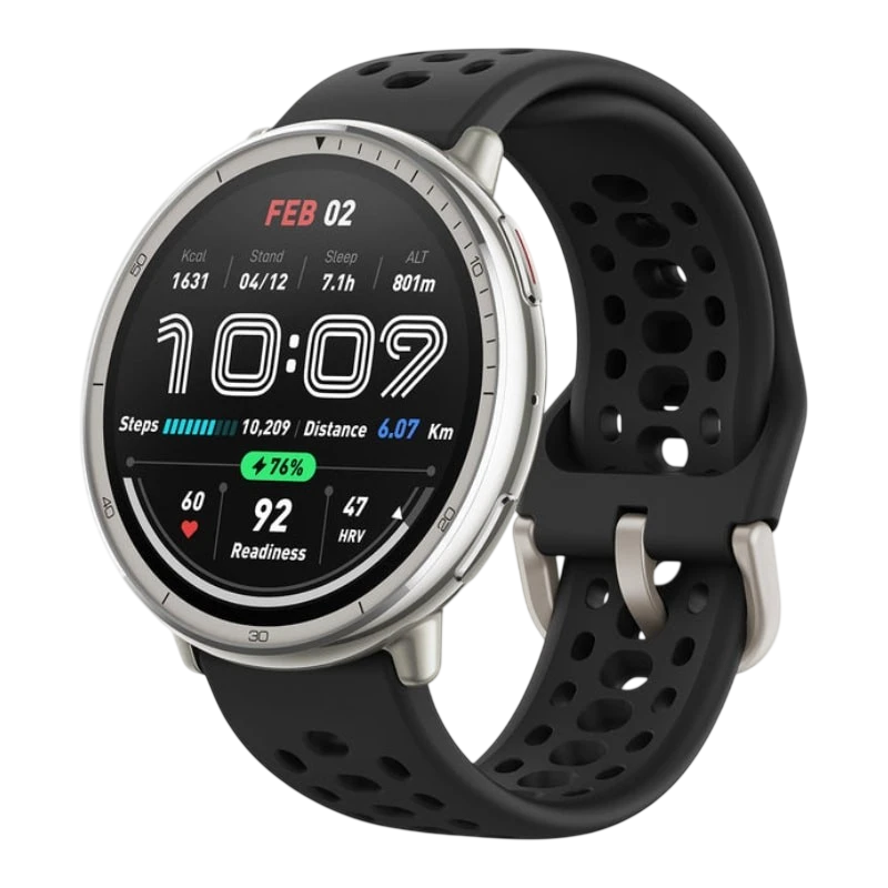 Amazfit Active 2 Correa Silicona Negro - Reloj Inteligente con GPS