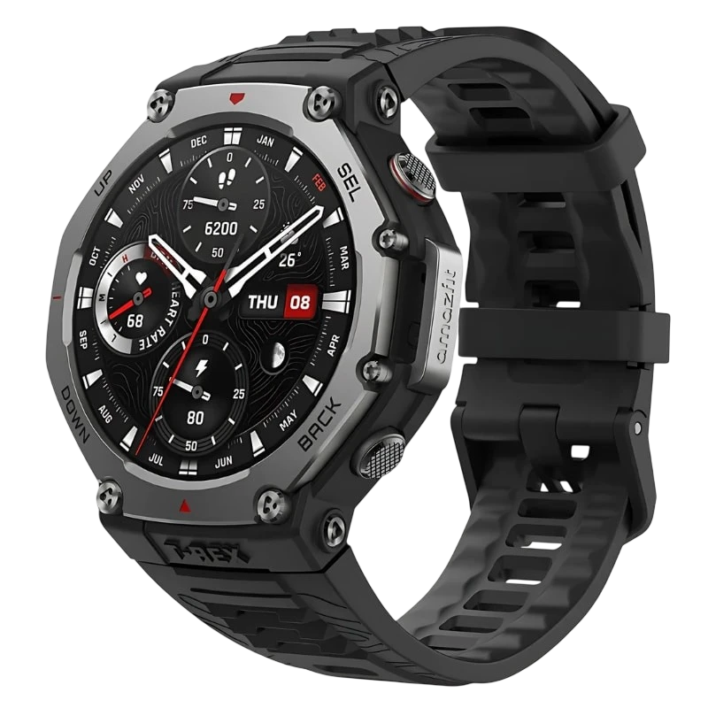 Amazfit T-Rex 3 Negro 1,5 pulgadas AMOLED NFC 40 días +170 deportes 10ATM Smartwatch