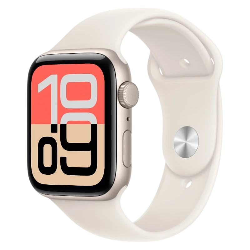 Apple Watch SE 3 GPS + Cellular 44mm Blanco Estelar con Correa Deportiva Blanco M/L