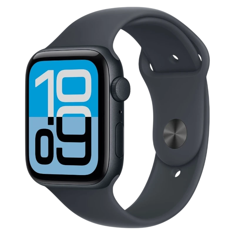 Apple Watch SE 3 GPS 44mm Medianoche con Correa Deportiva Negro S/M