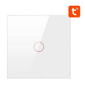 Avatto LZTS02-EU-W1 1 Botón ZigBee Blanco - Interruptor Táctil Inteligente