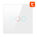 Avatto LZTS02-EU-W3 3 Botones ZigBee Blanco - Interruptor Táctil Inteligente