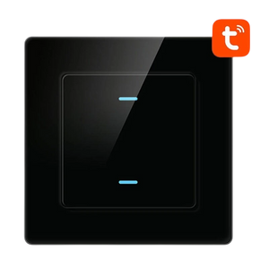 Avatto N-TS10-B2 2 Botones WiFi Negro - Interruptor Táctil Inteligente
