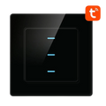 Avatto N-TS10-B3 3 Botones WiFi Negro - Interruptor Táctil Inteligente