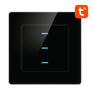 Avatto N-TS10-B3 3 Botones WiFi Negro - Interruptor Táctil Inteligente