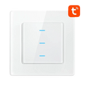 Avatto N-TS10-W3 3 Botones WiFi Blanco - Interruptor Táctil Inteligente