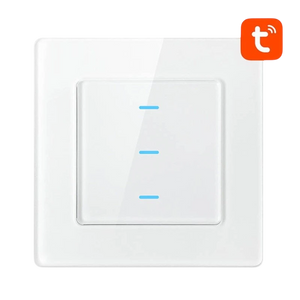Avatto N-TS10-W3 3 Botones WiFi Blanco - Interruptor Táctil Inteligente