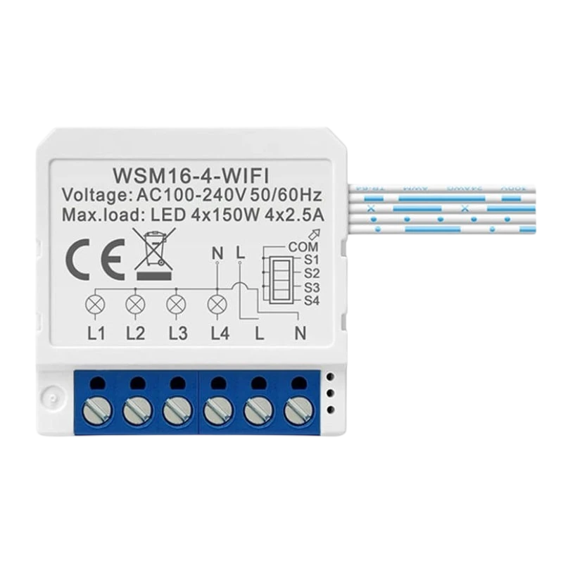 Avatto WSM16-W4 Blanco - Switch Inteligente WiFi