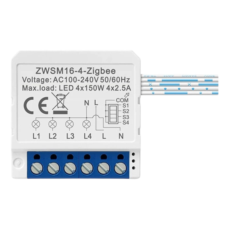 Avatto ZWSM16-W4 Blanco - Switch Inteligente ZigBee