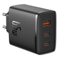 Baseus OS-Cube Pro 65W 2xUSB-C + USB Negro