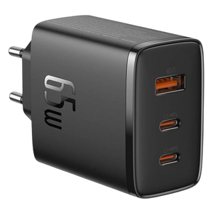 Baseus OS-Cube Pro 65W 2xUSB-C + USB Negro