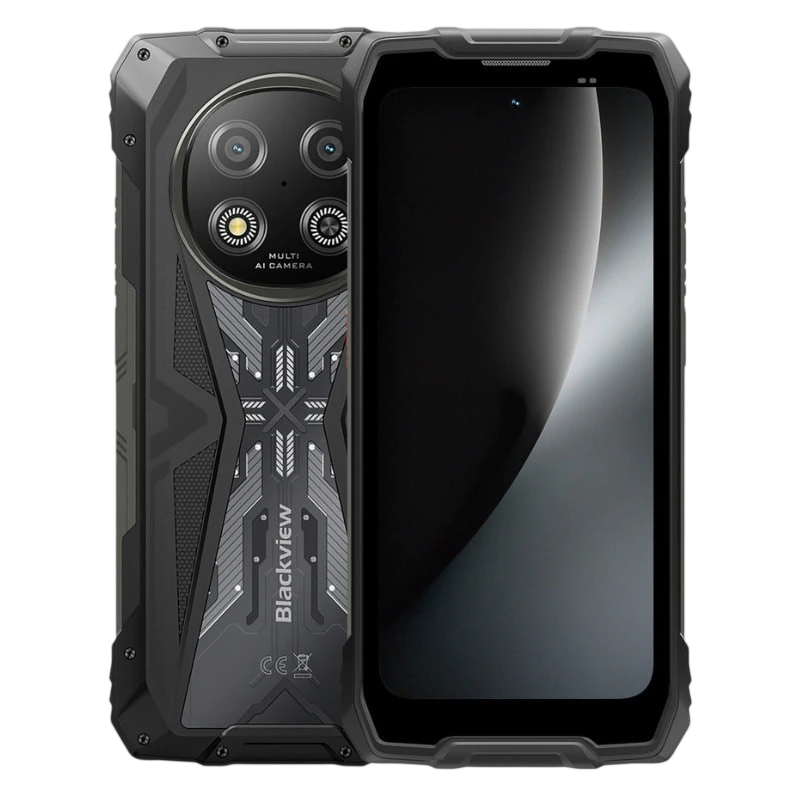 Blackview Rock 2 5G 8GB/256GB Negro Rugged IP68/IP69K 6,67 pulgadas IPS 120Hz 16MP 15000mAh 33W NFC