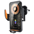 Cargador inalámbrico C11 66W Transparente Negro para Coche