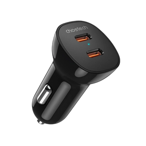 Choetech Cargador de Coche 40W 2xUSB-C
