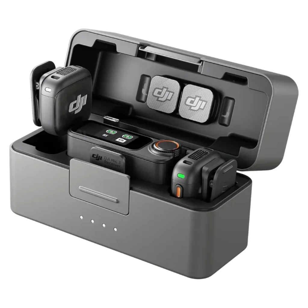 DJI Mic 3 (2 TX + 1 RX + Estuche de carga)